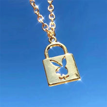 Load image into Gallery viewer, Gold Plated Bunny Necklace
